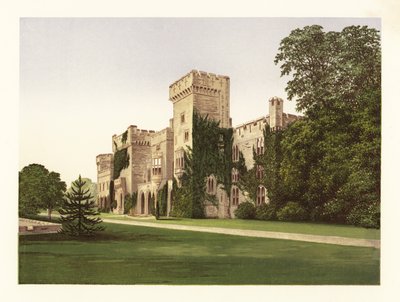 Downton Hall, Shropshire, England. af Alexander Francis (after) Lydon