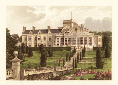 Easton Hall, Lincolnshire, England. af Alexander Francis (after) Lydon