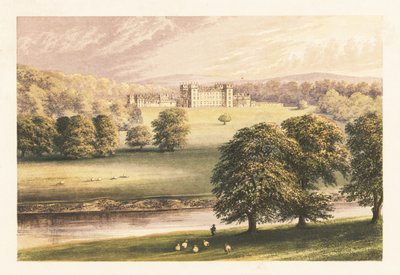Floors Castle, Roxburghshire, Skotland. af Alexander Francis (after) Lydon