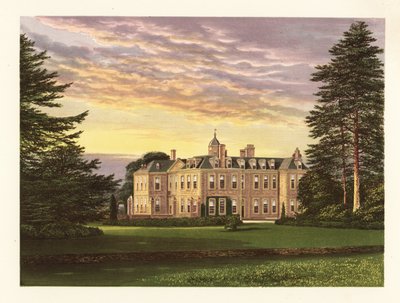 Hanbury Hall, Worcestershire, England. af Alexander Francis (after) Lydon