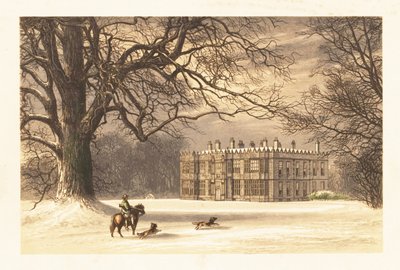 Howsham Hall, Yorkshire, England. ,1880 (gravering) af Alexander Francis (after) Lydon