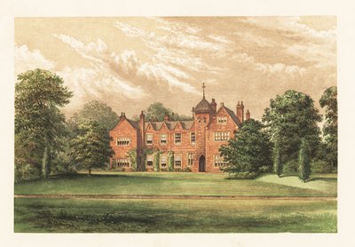 Lea Manor, Lincolnshire, England. af Alexander Francis (after) Lydon