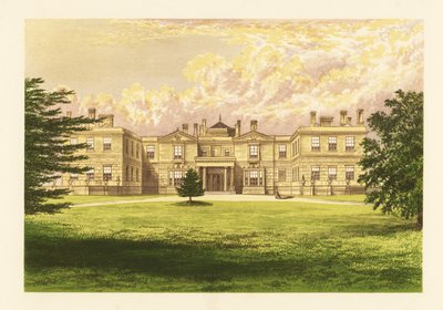 Swithland Hall, Leicestershire, England. af Alexander Francis (after) Lydon