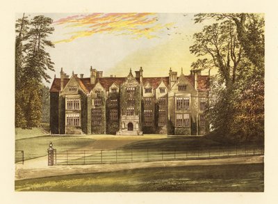 Wroxton Abbey, Oxfordshire, England. af Alexander Francis (after) Lydon