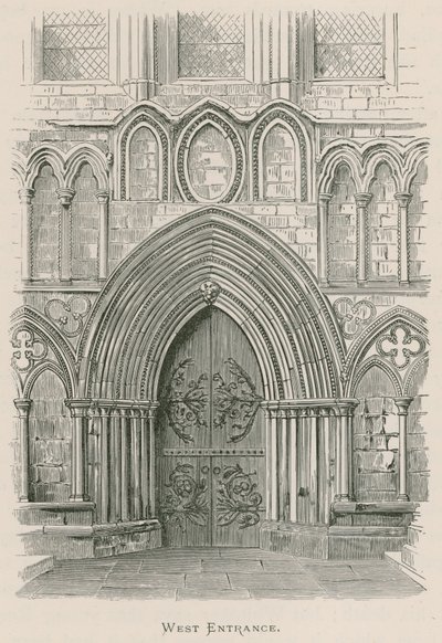 Bolton Priory, West Indgang af Alexander Francis Lydon