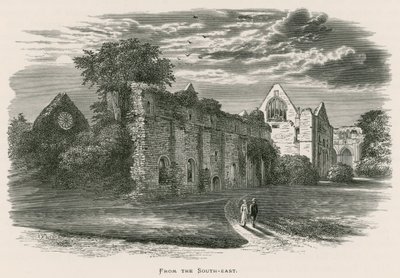 Dryburgh Abbey, fra sydøst af Alexander Francis Lydon