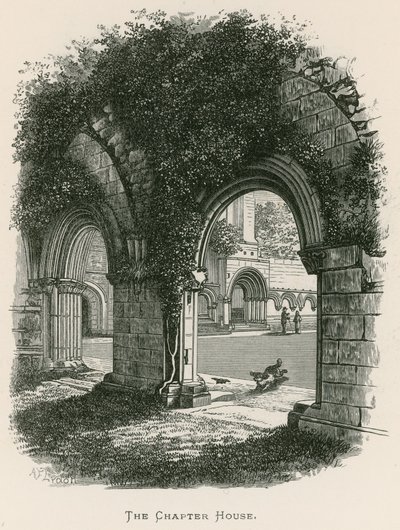 Fountains Abbey, The Chapter House af Alexander Francis Lydon