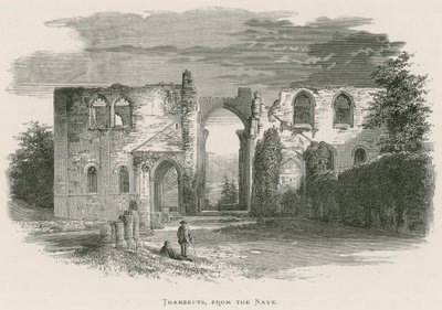 Furness Abbey, tværskibe, fra skibet af Alexander Francis Lydon