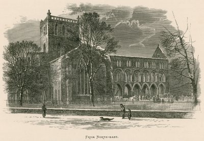 Jedburgh Abbey, fra nordøst af Alexander Francis Lydon