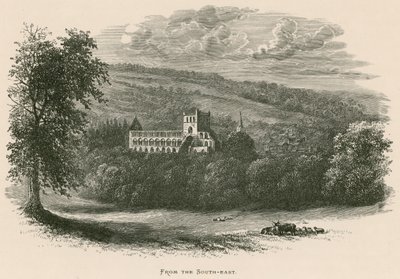 Jedburgh Abbey, fra sydøst af Alexander Francis Lydon