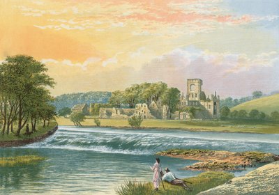 Kirkstall Abbey af Alexander Francis Lydon