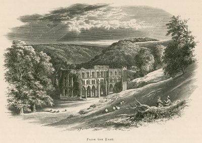Rievaulx Abbey, fra øst af Alexander Francis Lydon