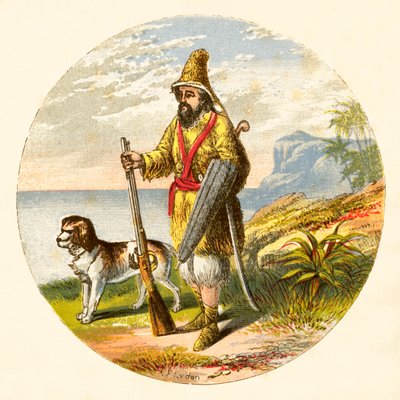 Robinson Crusoe af Alexander Francis Lydon