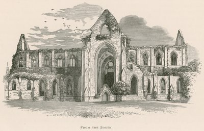 Tintern Abbey, set fra syd af Alexander Francis Lydon