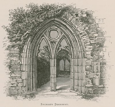 Tintern Abbey, Sacristy Doorway af Alexander Francis Lydon