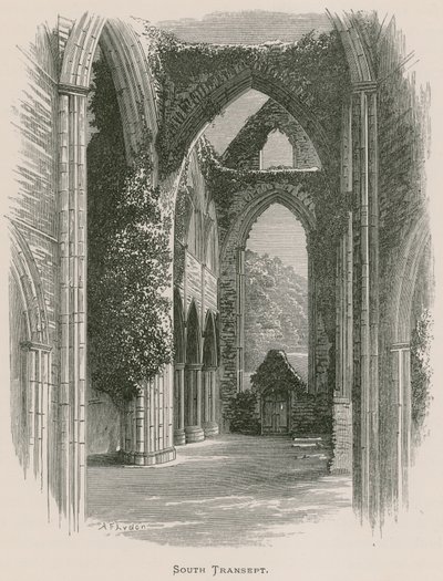 Tintern Abbey, South Transept af Alexander Francis Lydon