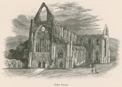 Tintern Abbey, West Front af Alexander Francis Lydon