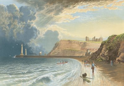 Whitby Abbey af Alexander Francis Lydon