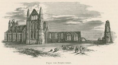 Whitby Abbey, fra nordvest af Alexander Francis Lydon