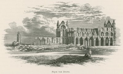 Whitby Abbey, fra syd af Alexander Francis Lydon