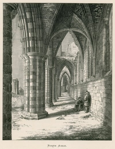 Whitby Abbey, North Aisle af Alexander Francis Lydon