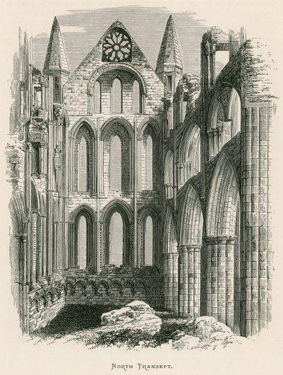 Whitby Abbey, North Transept af Alexander Francis Lydon