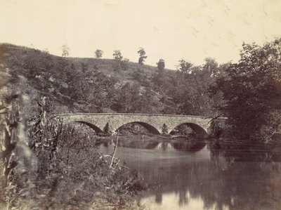 Antietam Bridge, på Sharpsburg og Boonsboro Turnpike, nr. 1, september 1862, 1862. af Alexander Gardner