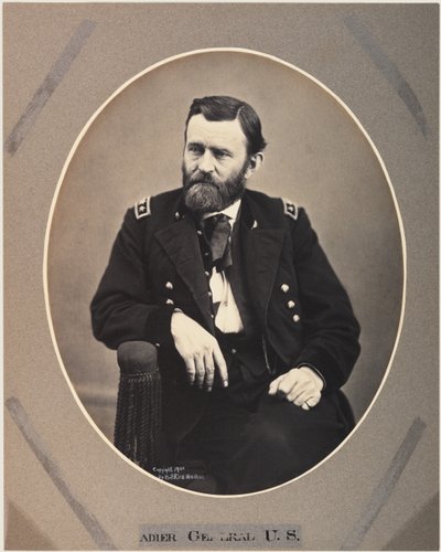 Platinristryk af Ulysses S. Grant, 1865, trykt 1901 (sepiafoto) af Alexander Gardner