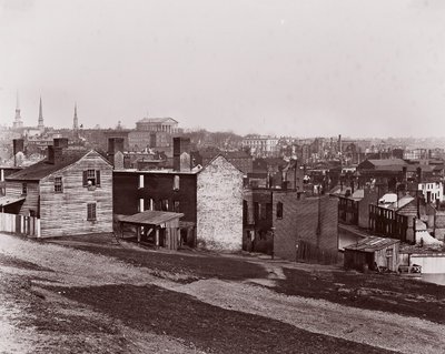 Richmond efter evakueringen, 1865. af Alexander Gardner