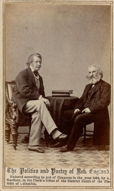 The Politics and Poetry of New England,1863 (foto) af Alexander Gardner