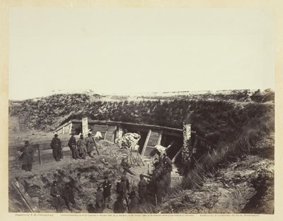 Prædikestolen, Fort Fisher, N.C., januar 1865. af Alexander Gardner