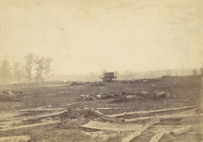 Udsigt på slagmarken ved Antietam, september 1862, 1862. af Alexander Gardner