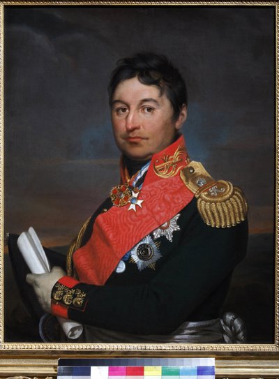 General Alexandre Dmitrievitch Balachov - Portræt af general Alexander Dmitriyevich Balashov (1770-1837) - Alexander Grigoryevich Varnek (1782-1843). Olie på lærred af Alexander Grigoryevich Vanek