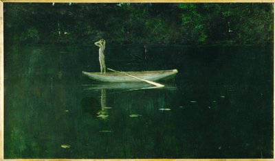 Solitude (maleri på lærred) af Alexander Harrison