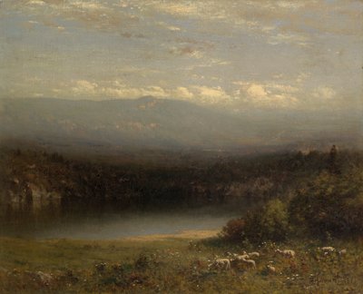 Bjergsø af Alexander Helwig Wyant