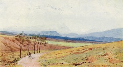 Alperne fra Verona (farve litho) af Alexander Henry Hallam Murray