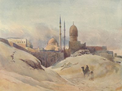 Citadellet, Cairo, i en sandstorm, c1880 1905. af Alexander Henry Hallam Murray