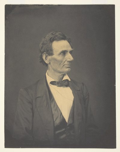 Abraham Lincoln, Springfield, Illinois af Alexander Hesler