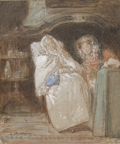 Fra små Gudmoderen (titel på objekt) af Alexander Hugo Bakker Korff