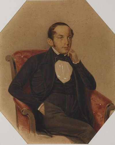 Vasily Petrovich Zubkov 1799-1862, 1846.dani af Alexander Ivanovich Klünder