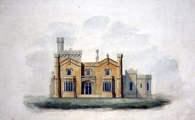 Design til Lyndhurst House i Terry Town, New York af Alexander Jackson (attr. to) Davis