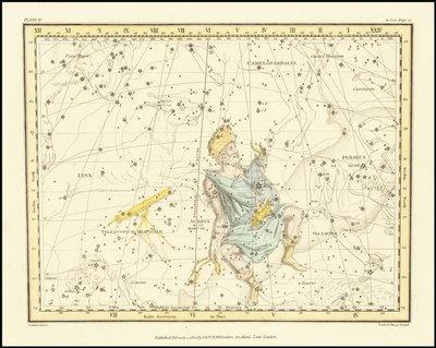 1822 - Alexander Jamieson - Auriga, vognstyreren (med Hercules-teleskopet) af Alexander Jamieson