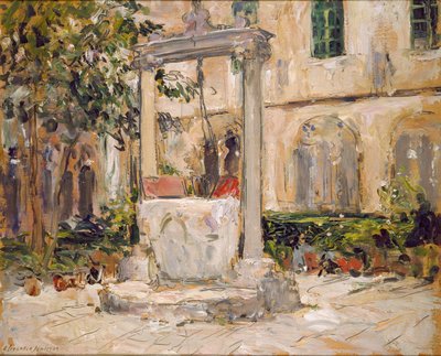 Cloister of the Dominican Monastery, Dubrovnik, begyndelsen af det 20. århundrede af Alexander Jamieson