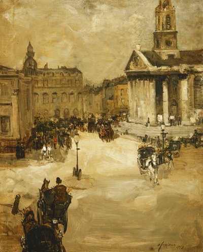 St. Martins in the Field fra Trafalgar Square af Alexander Jamieson