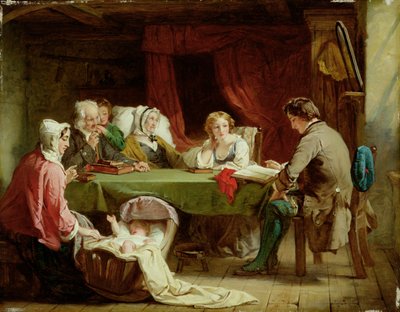 Sabbatsaften (olie på lærred) af Alexander Johnston