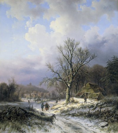 Snelandskab af Alexander Joseph Daiwaille