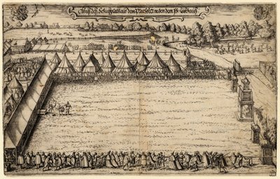 Armbrøstbueskytterne i München, 1599 af Alexander Mair