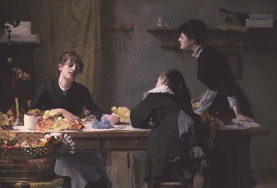 Kunstige Blomsterarbejdere af Alexander Mann