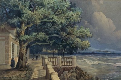 Terrasse i Monplaisir-paladset, Peterhof, 1847 af Alexander Matveyevich Dorogov