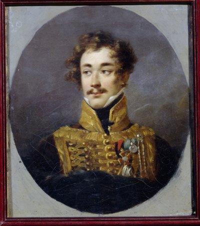 Portræt af grev Alexander Olsufyev (1790-1853). (Portræt af grev Alexander Olsufyev). Maleri af Alexander (Alexandre) Molinari (1772-1831), olie på lærred af Alexander Molinari